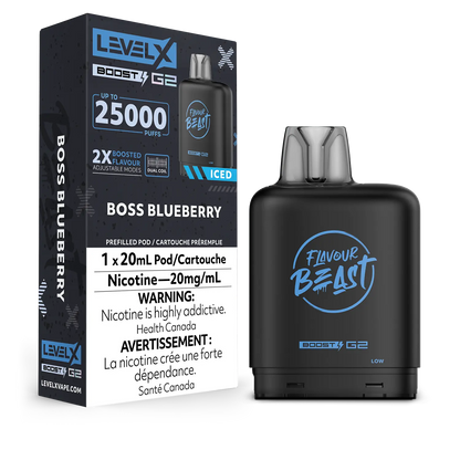 Level X Boost G2 Pod  - Flavour Beast - Boss Blueberry