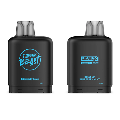 Level X Boost G2 Pod  - Flavour Beast - Blessed Blueberry Mint