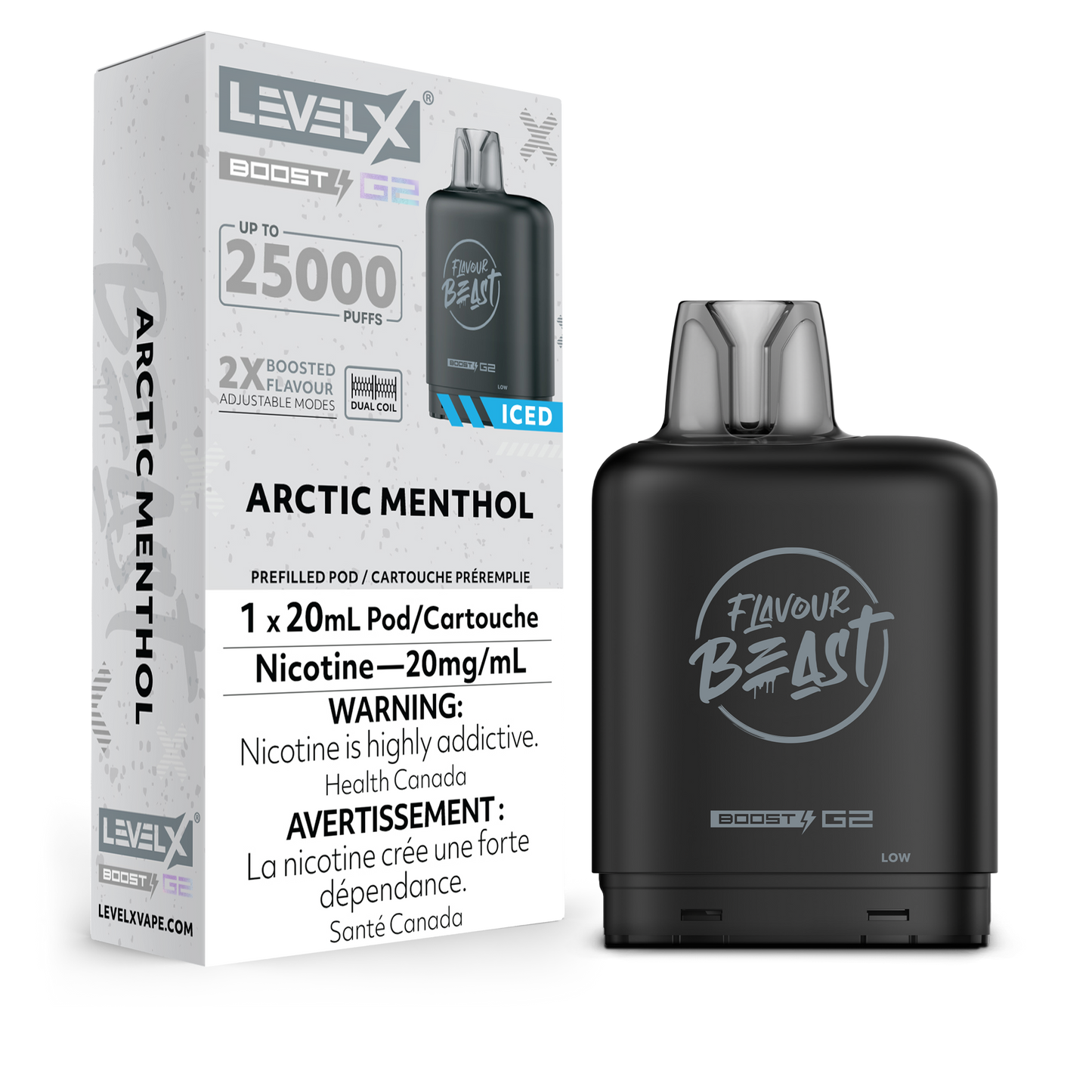 Level X Boost G2 Pod  - Flavour Beast - Arctic Menthol