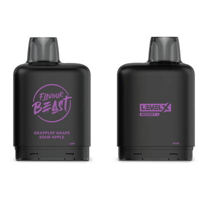 Level X Boost G2 Pod - Flavour Beast - Grapplin' Grape Sour Apple Iced