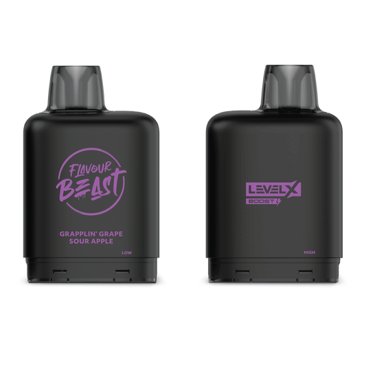 Level X Boost G2 Pod - Flavour Beast - Grapplin' Grape Sour Apple Iced